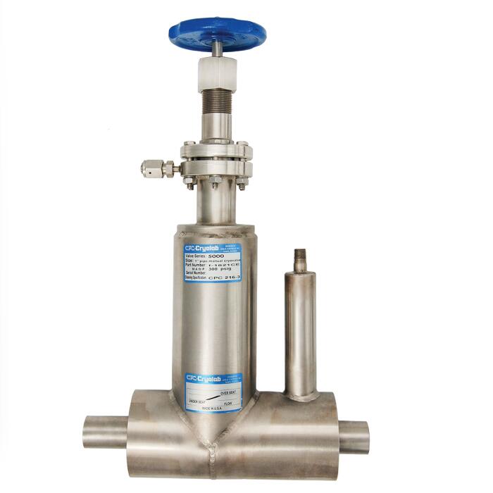 2000/5000 SERIES VACUUM JACKETED AND NON JACKETED CRYOGENIC GLOBE VALVE MANUAL OR AUTOMATIC